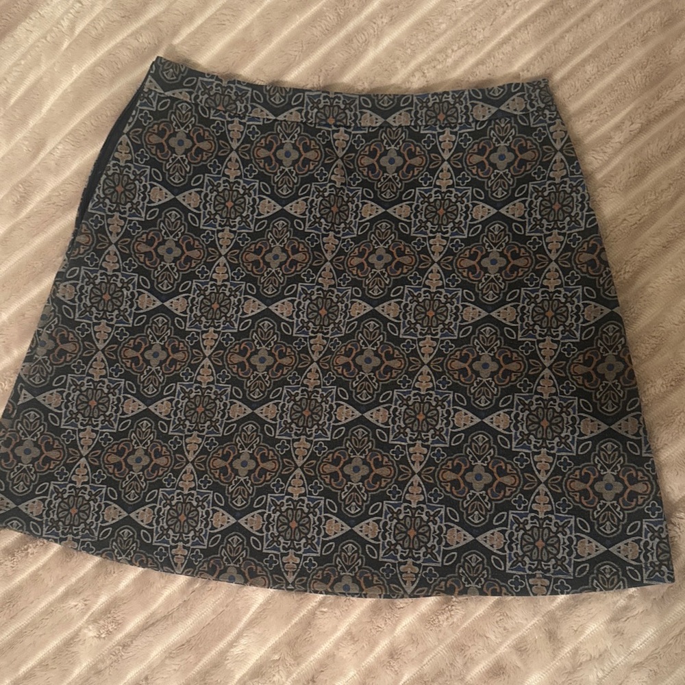 Cooperative A-Line Mini Skirt With Gorgeous Intricate Pattern